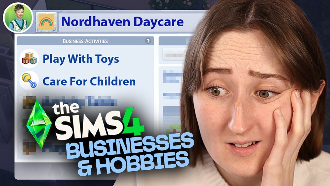 I tried running a *functional* DAYCARE in The Sims 4: Businesses & Hobbies