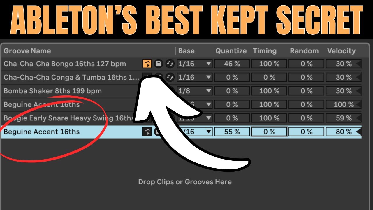Grooves in Ableton: The Reason Your Drums Still Sound Robotic