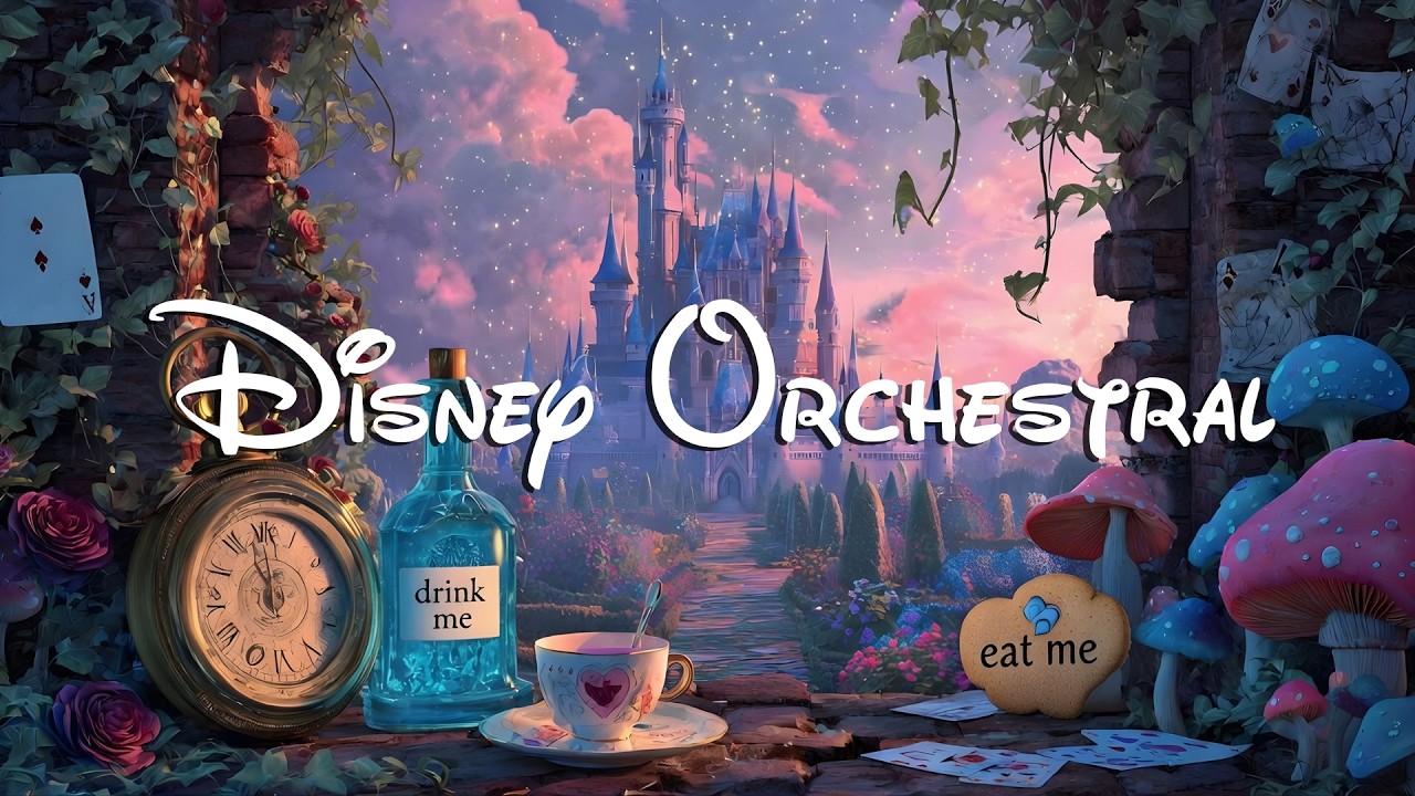 Disney Orchestral Symphony | Alice in Wonderland 🏰🐇 Relax & Focus