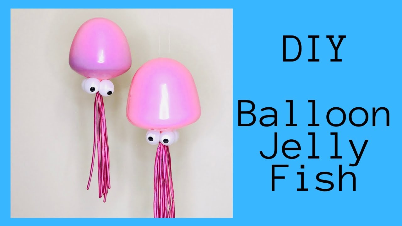 DIY Balloon Jelly fish/Under the sea balloon theme