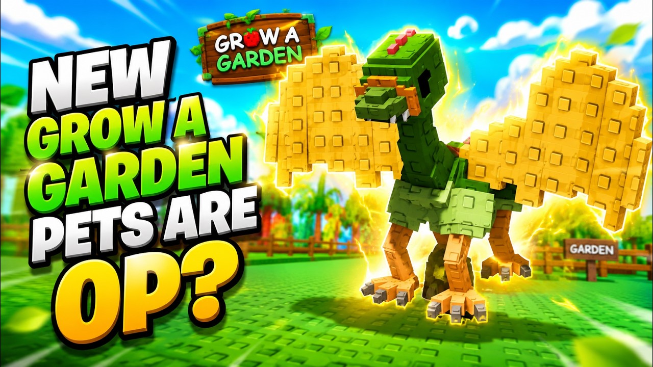 NEW BEANSTALK PETS Are TOO OP?! 😱 JABBERWOCK Is INSANE | Grow A Garden