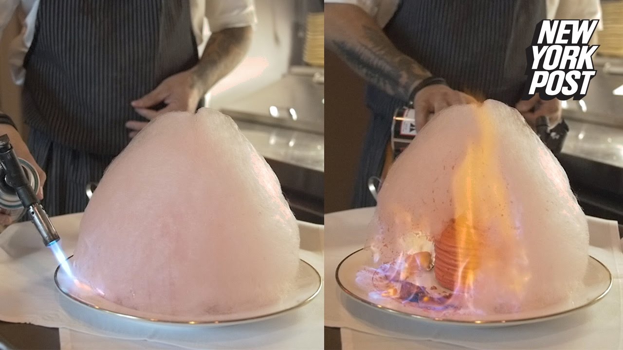 This cotton-candy baked Alaska will ignite your taste buds
