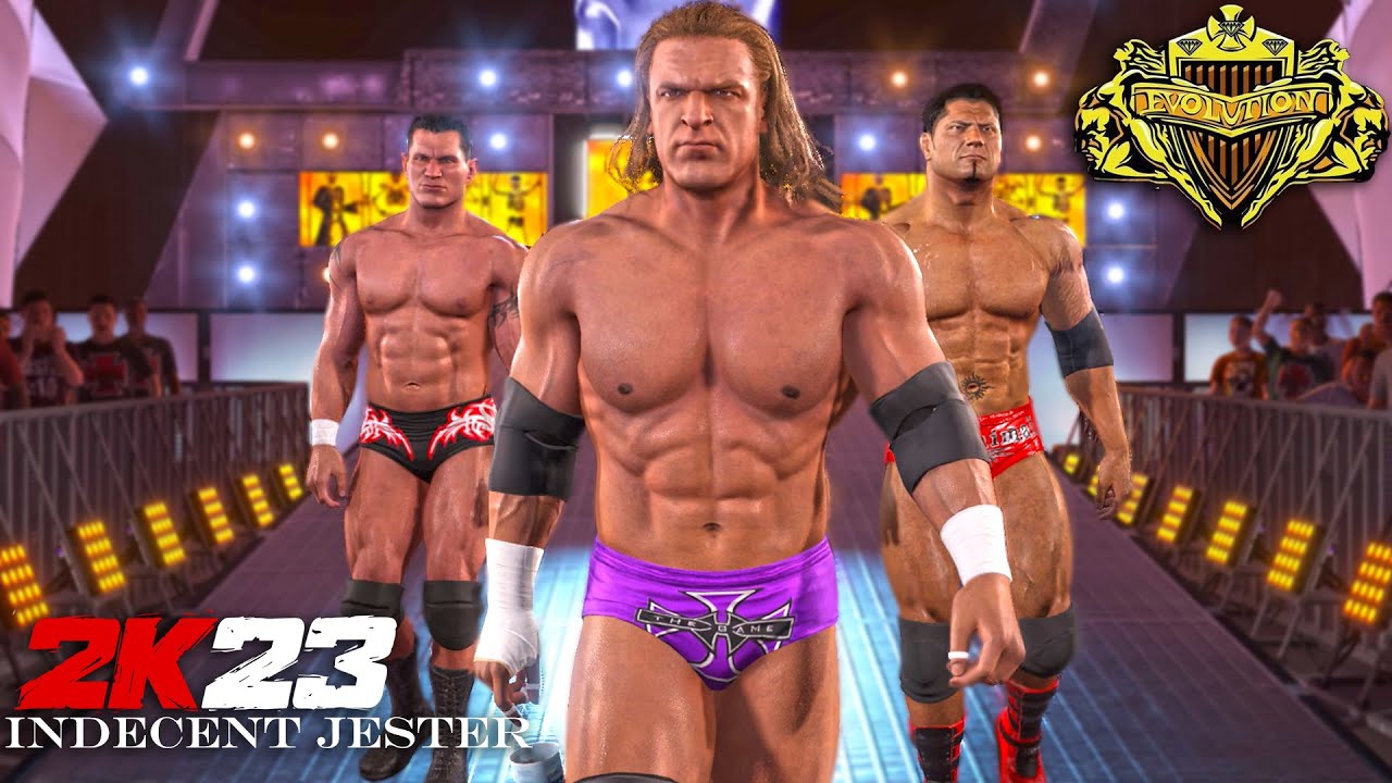 WWE 2K23 Evolution Entrance w/ Line In The Sand Entrance Theme! - WWE 2K23 Mods