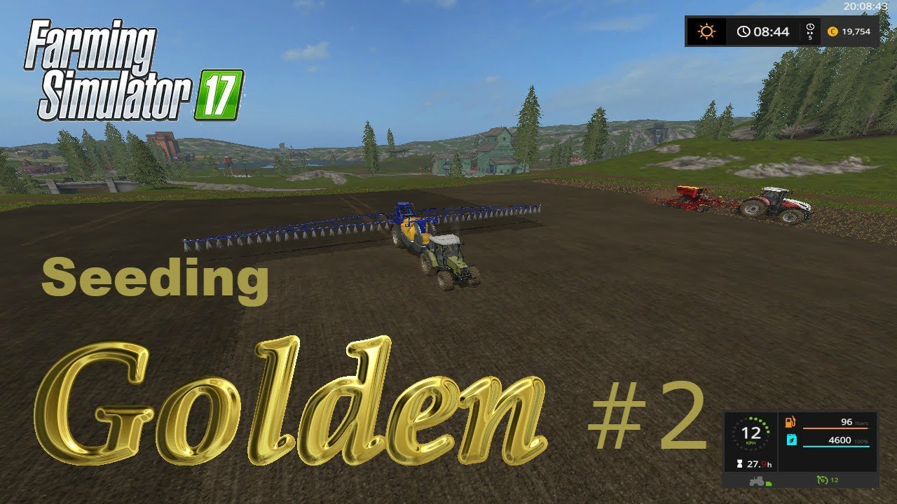 Farming Simulator 17 | Golden | Timelapse #2 | Seeding