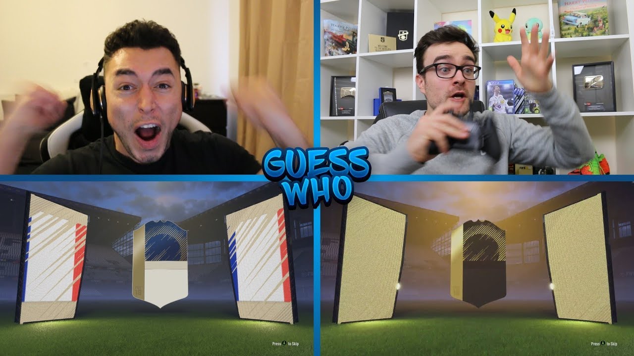 I PACKED AN INSANE ICON IN GUESS WHO FIFA 😱 GUESS WHO FIFA vs AJ3 🔥