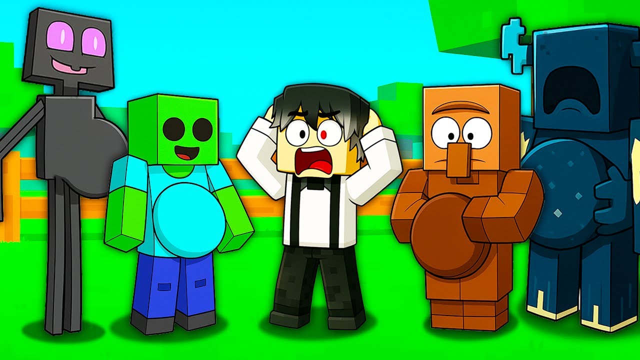 Am Transformat Mobii in Mobi GRAVIZI in Minecraft!