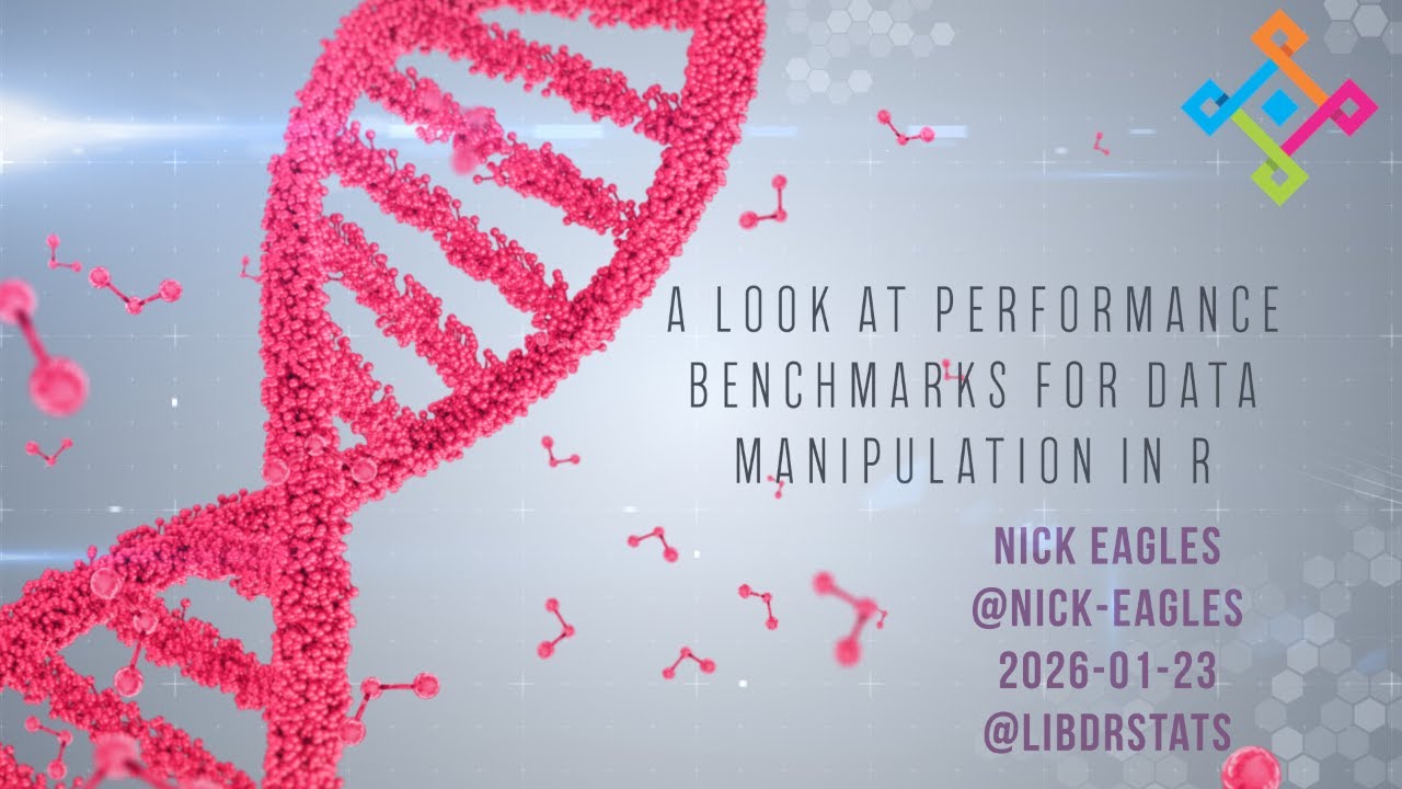 [2026-01-23] A look at performance benchmarks for data manipulation in R