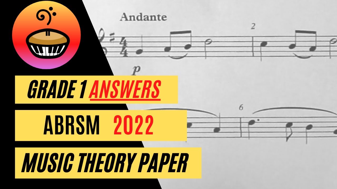 Теория музыки для 1 класса. Ответы и советы ABRSM 2022