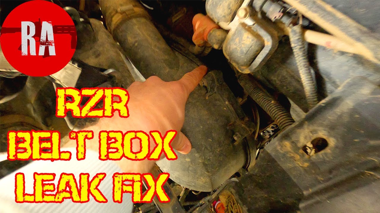 RZR belt box leak permanent fix! [No more wet belts!]