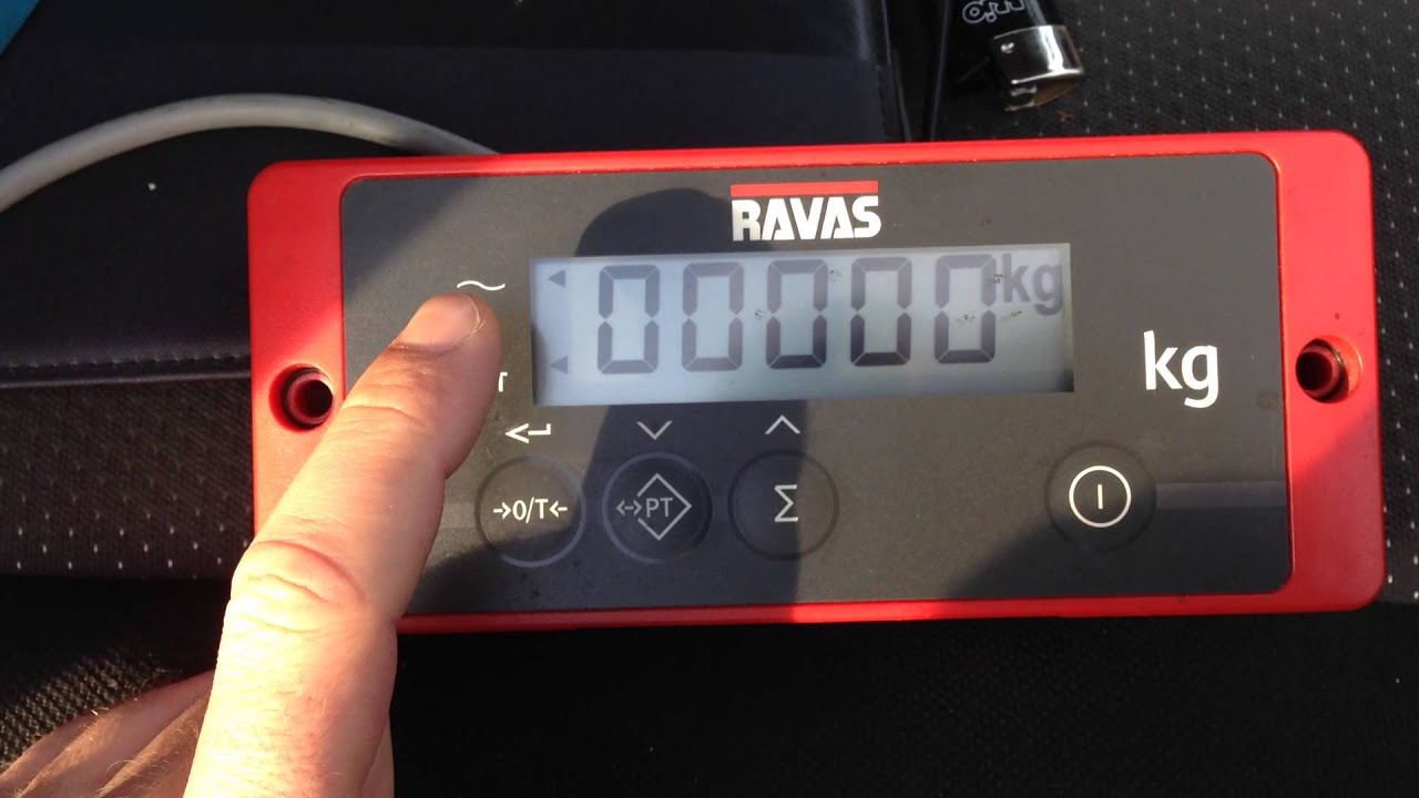 INDICATORE RAVAS 2100 VER. SW  7.5 , CALIBRAZIONE  !