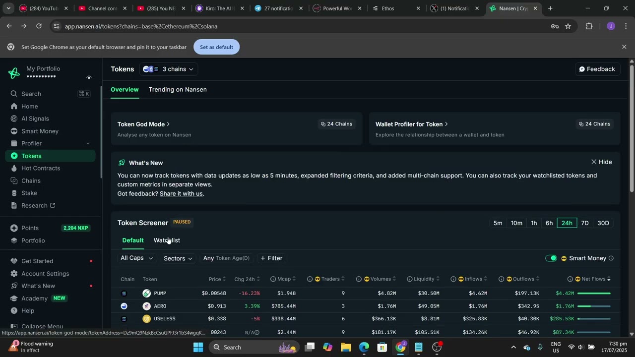 Earn Nansen AI Points. Use This AI Feature Before Buying Any Token