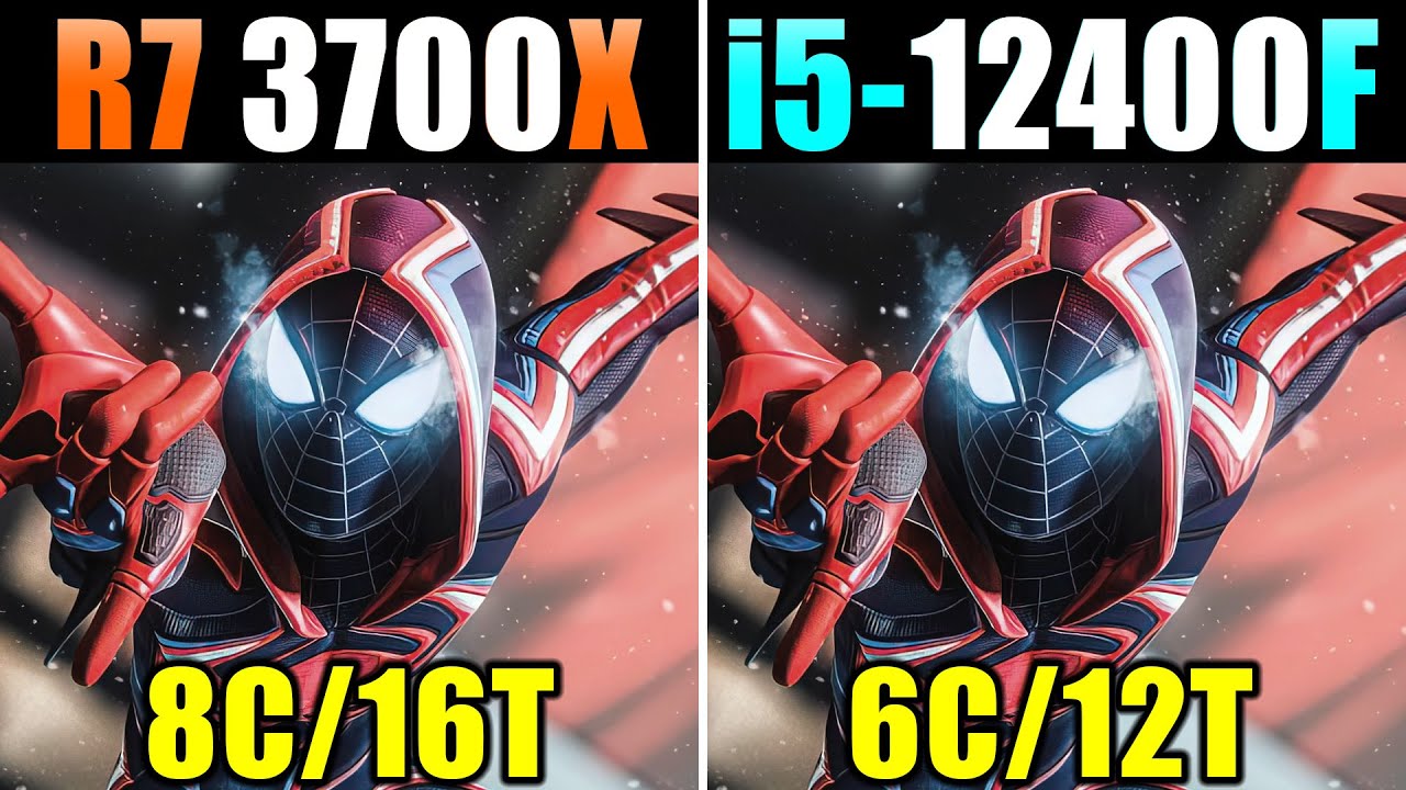 R7 3700X vs i5-12400F - 6-Cores vs 8-Cores - How Much Performance Difference?