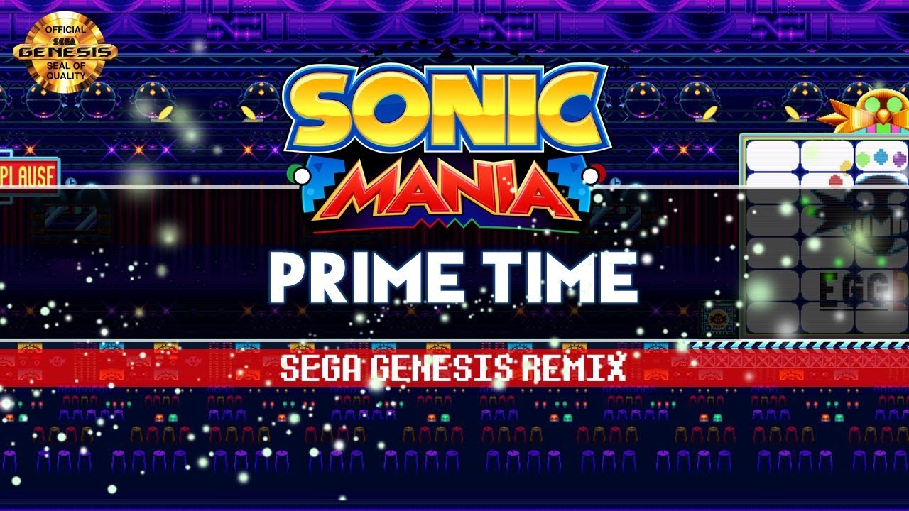 Sonic Mania - Prime Time (Studiopolis Zone Act 2) Sega Genesis Remix