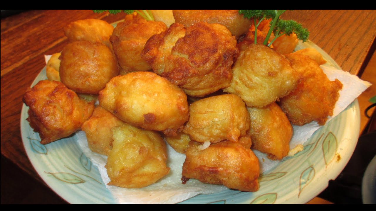 INRATABLE beignets de pomme de terre