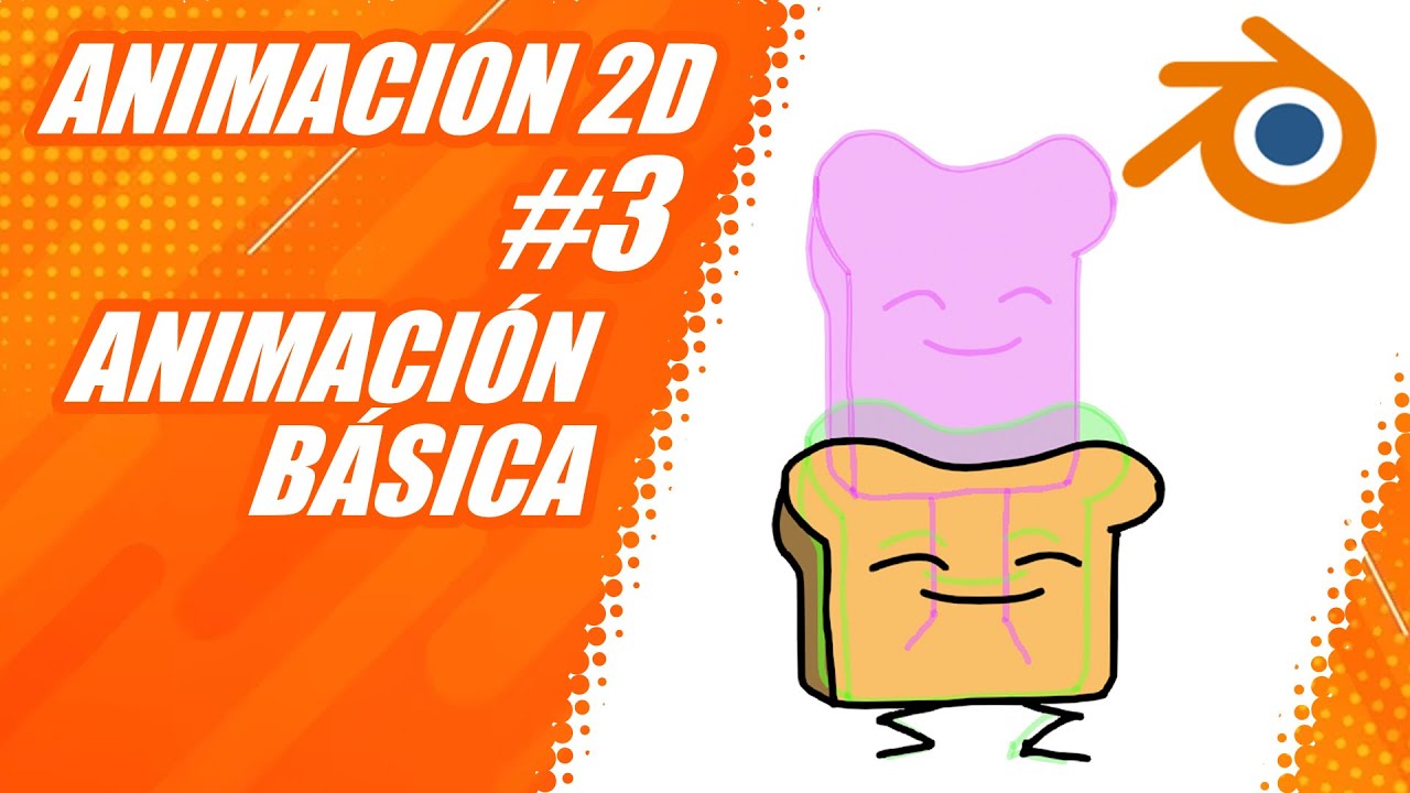 ANIMACION 2D CON BLENDER Y GREASE PENCIL - COMO ANIMAR EN BLENDER - TUTORIAL # 3