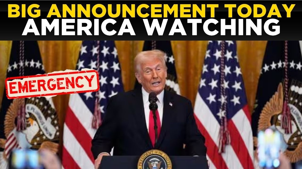 DONALD TRUMP LIVE: President Speaks as Major 24-Hour Announcement Puts America on Alert | US News