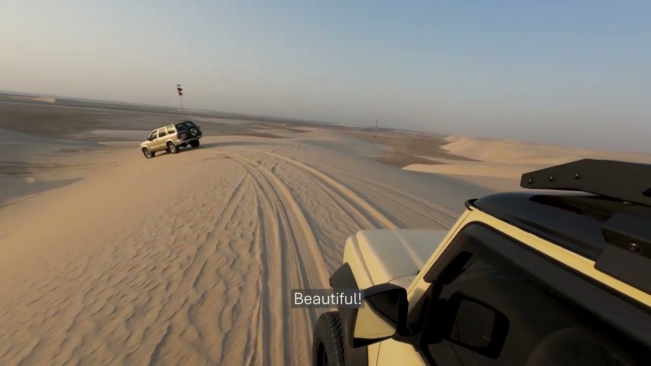 Suzuki Jimny JB74 Trail Ride in Sealine Qatar: Hard Industry Route