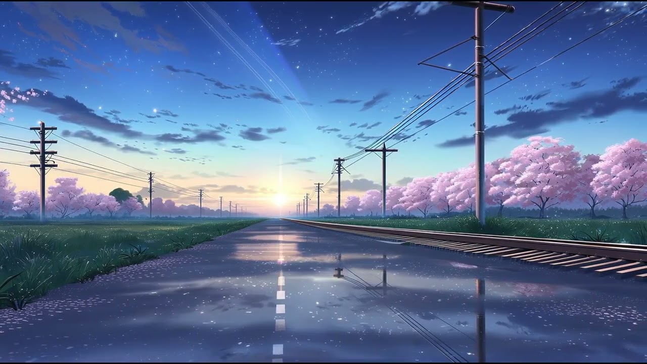Petals on Wet Rails | Spring Rain Lofi [2026]