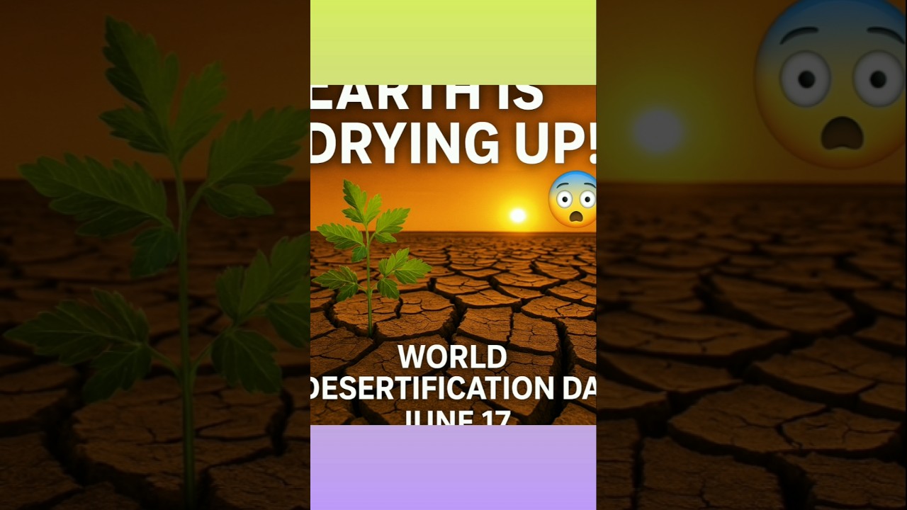 🌍 Save Soil, Save Life! | World Day to Combat Desertification 🌱 