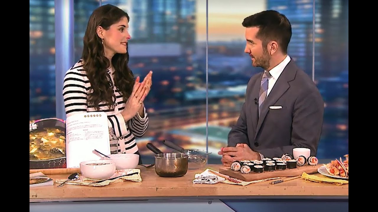 Healthy Takeout Recipes on Global News Morning behind the scenes video.