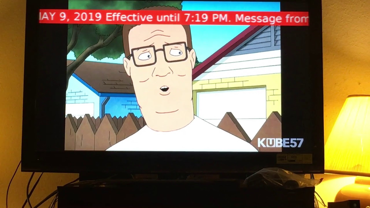 EAS Activation Severe Thunderstorm Warning KUBE TV
