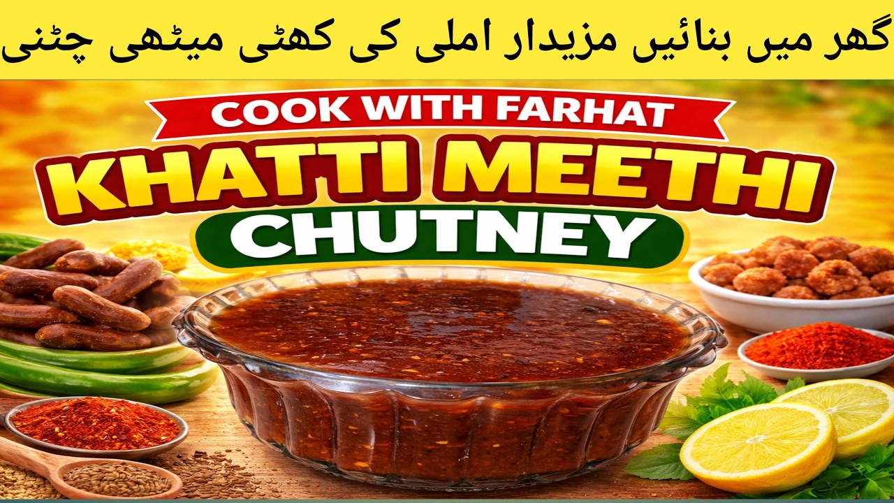 Khatti Meethi Chutney Recipe | Imli ki Sweet & Tangy Chutney |   Cook With Farhat