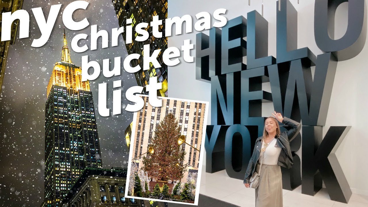 My Christmas in New York City Bucket List! Vlogmas 3, 2019