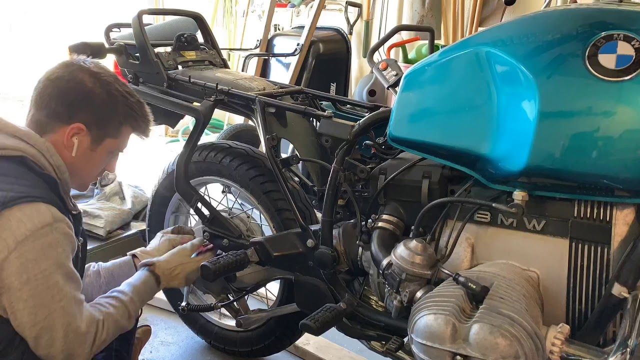 BMW R100r Ohlins bm052 upgrade
