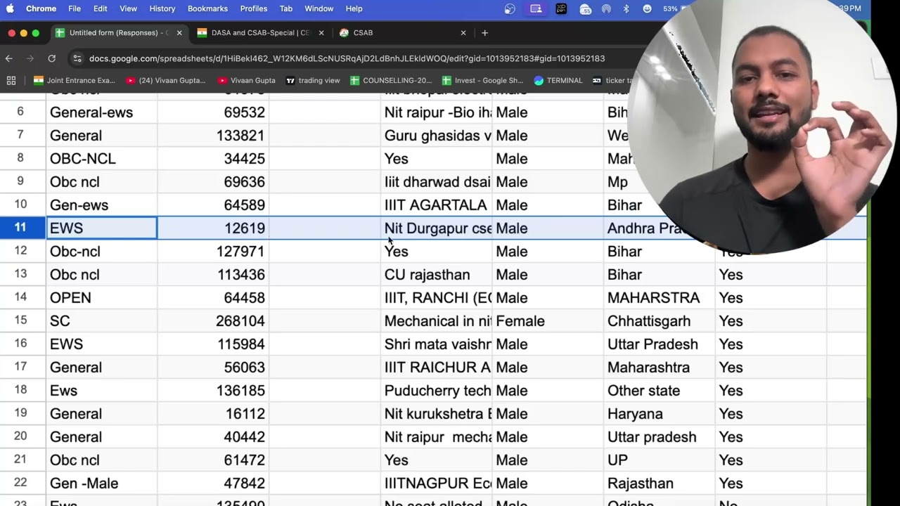 Unbelievable 😳Very Shocking CSAB Mock Round-1 Cutoff😁|Huge Drop In Cutoff For Csab Counselling Mock1