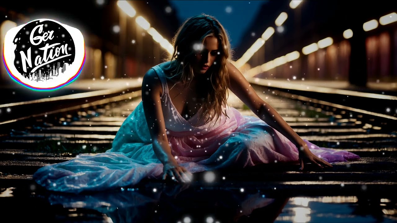VinoN - Nachtschimmer ✨ [Visualizer] -- Sad Woman on the Tracks at Night