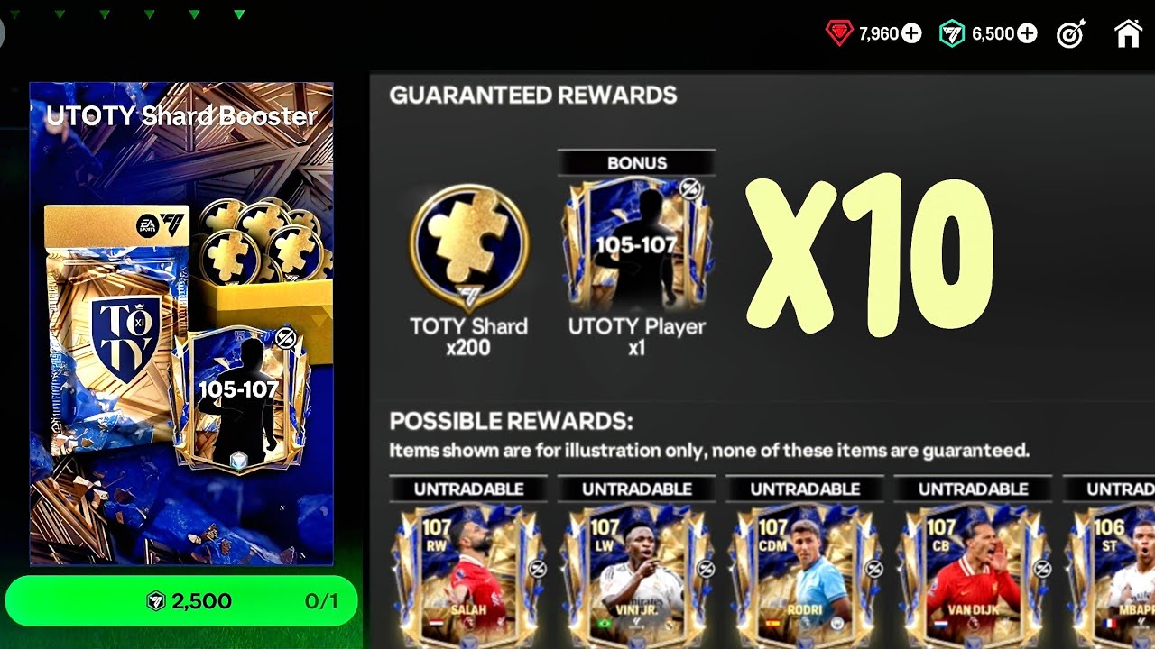 Opening Confirm UTOTY Players Pack in Fc Mobile 25!