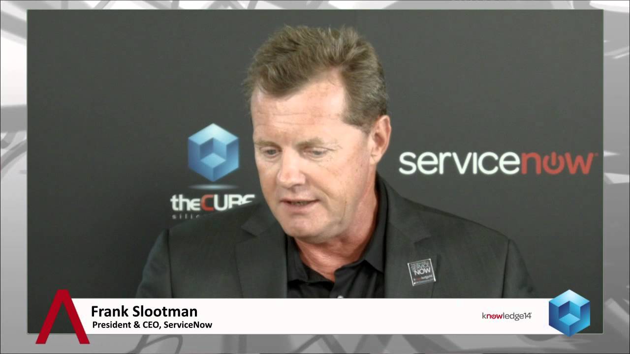 Frank Slootman | ServiceNow Knowledge14