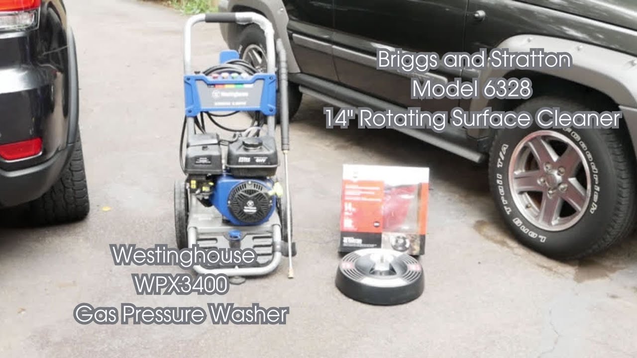 Westinghouse WPX3400 Pressure Washer and Briggs and Stratton Model 6328 14