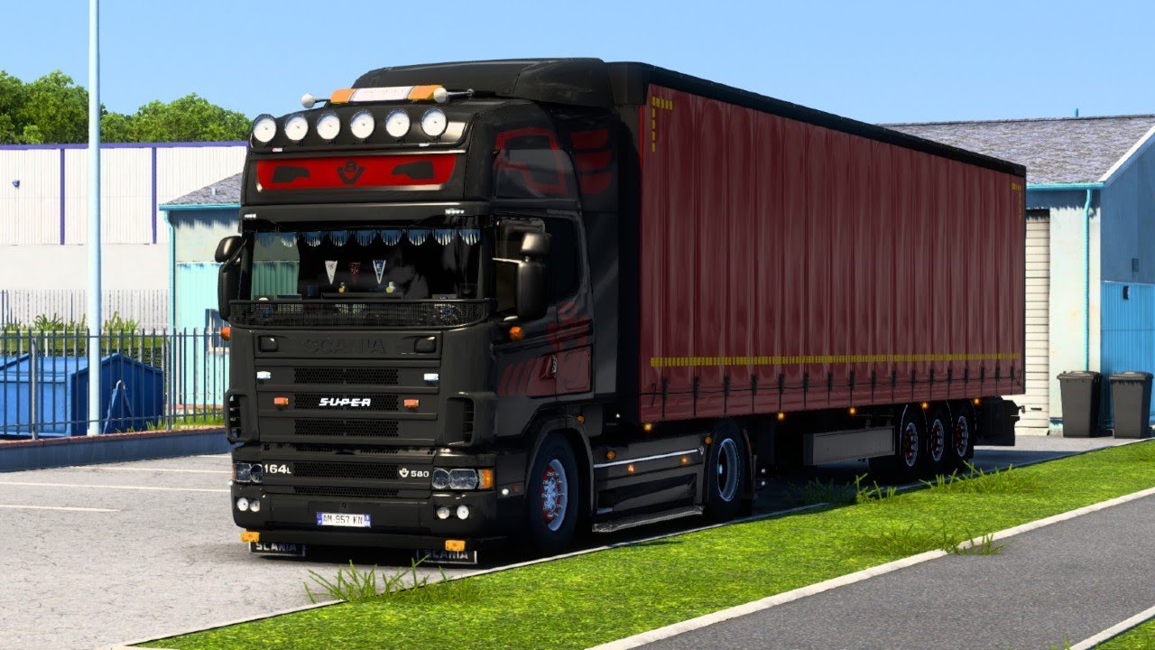 Euro Truck Simulator 2 1.45 | Scania 4 Series V8 Open Pipe Sound | ETS2 Mods