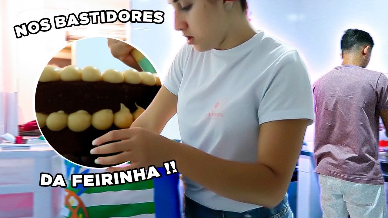 PRODUÇÃO DE BOLO E BRIGADEIROS PARA VENDER NA RUA | Gabryelly Valença