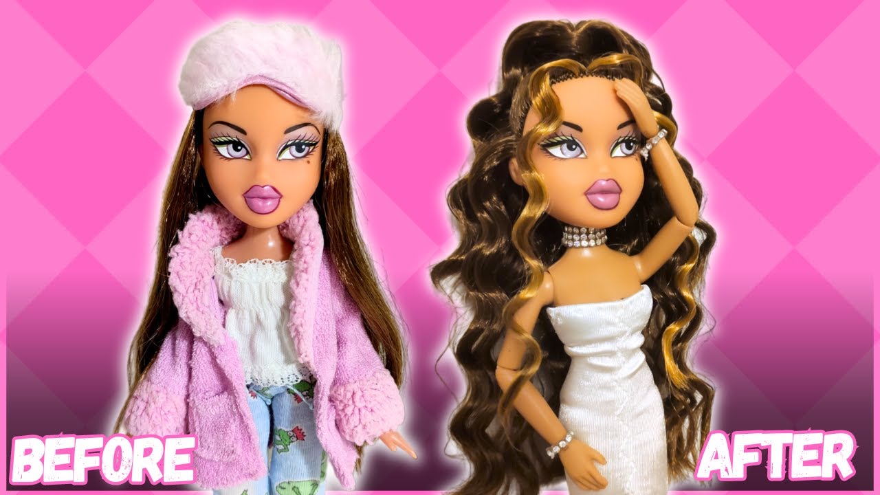 Bratz Slumber Party Yasmin 2003 Transformation | Styling my Dollies