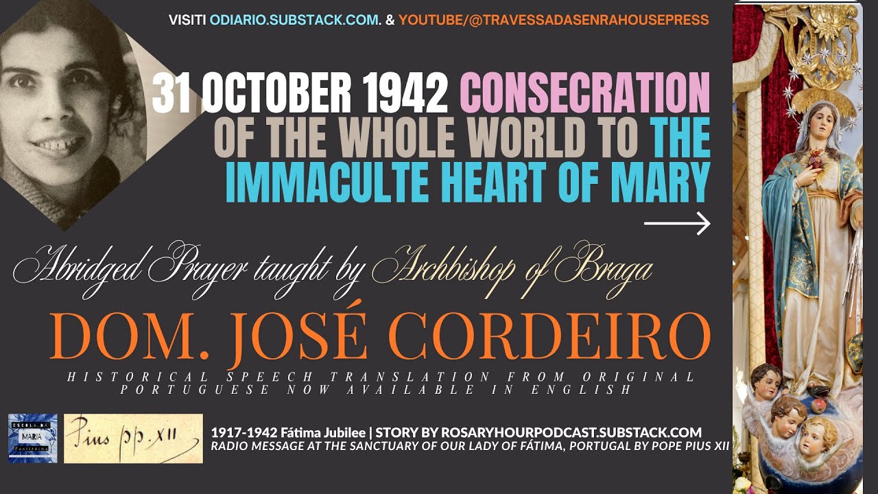 1942 Prayer by Pius XII to the 