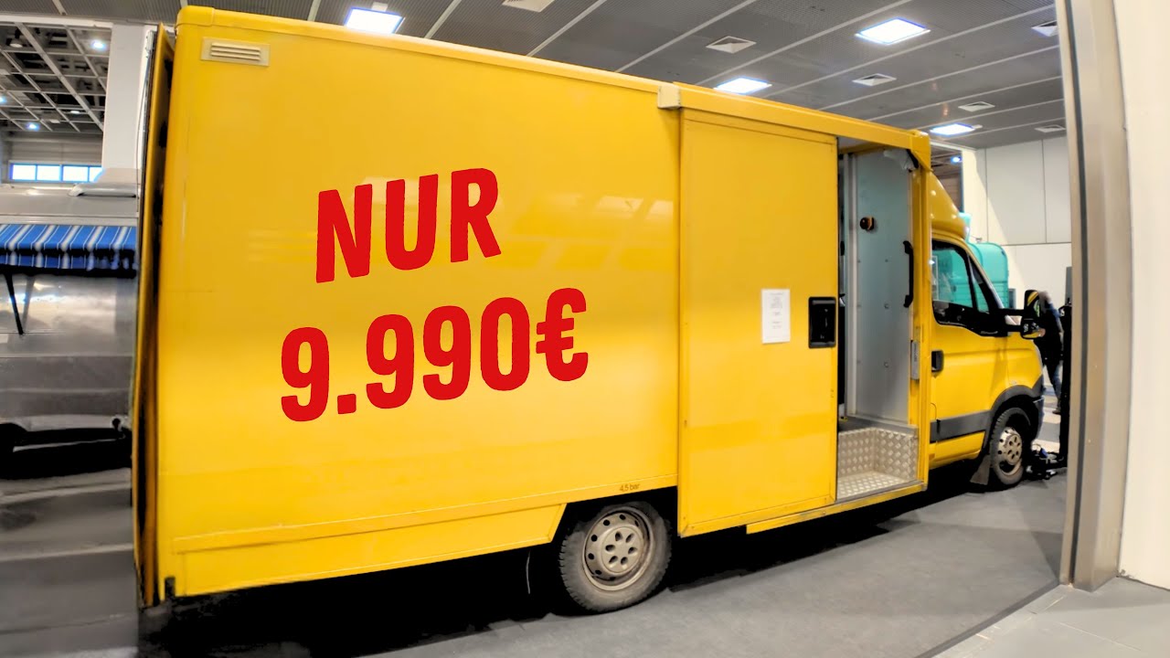 VOLKS-WOHNMOBIL NUR 9.990 €! Dieser ehemalige DHL Iveco wird zum Camper-Knaller!