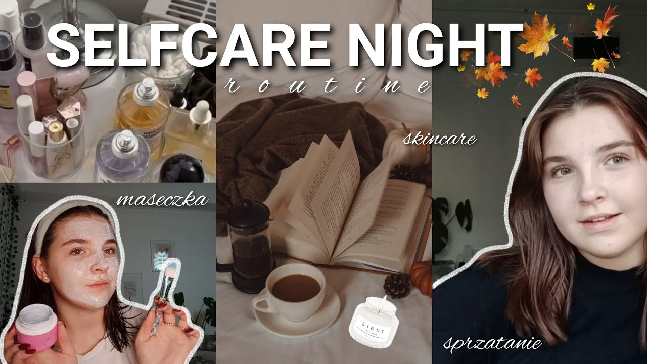SELFCARE NIGHT routine | maseczka, workout, skincare, sprzątanie pokoju, prysznic