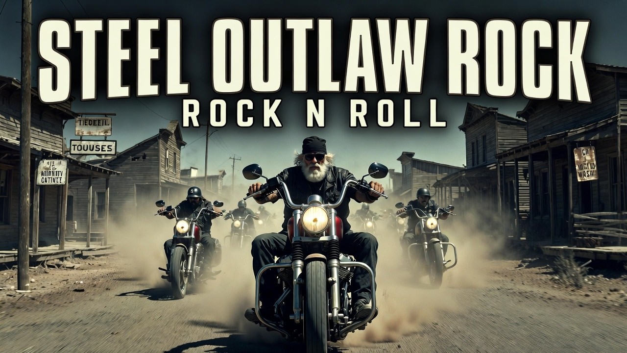 Steel Outlaw Rock 🎸 Ghost Town Riders 🔥 Outlaw Biker Rock N Roll (Ride With Us)