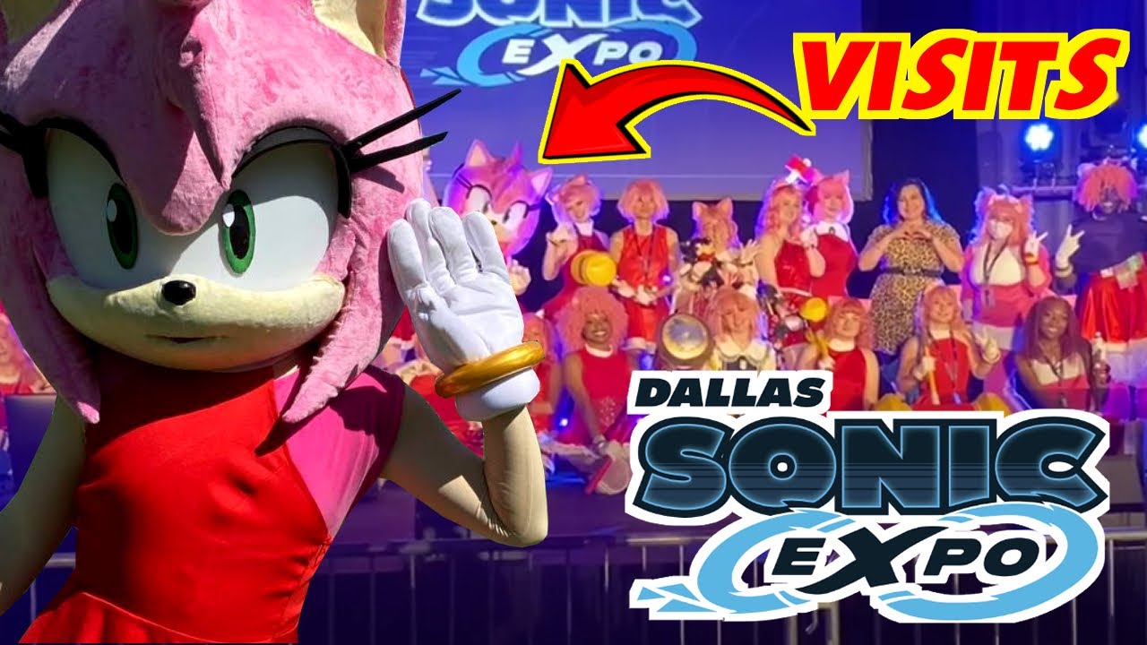 Эми Роуз посещает крупнейшую в мире выставку Sonic Expo 2025!