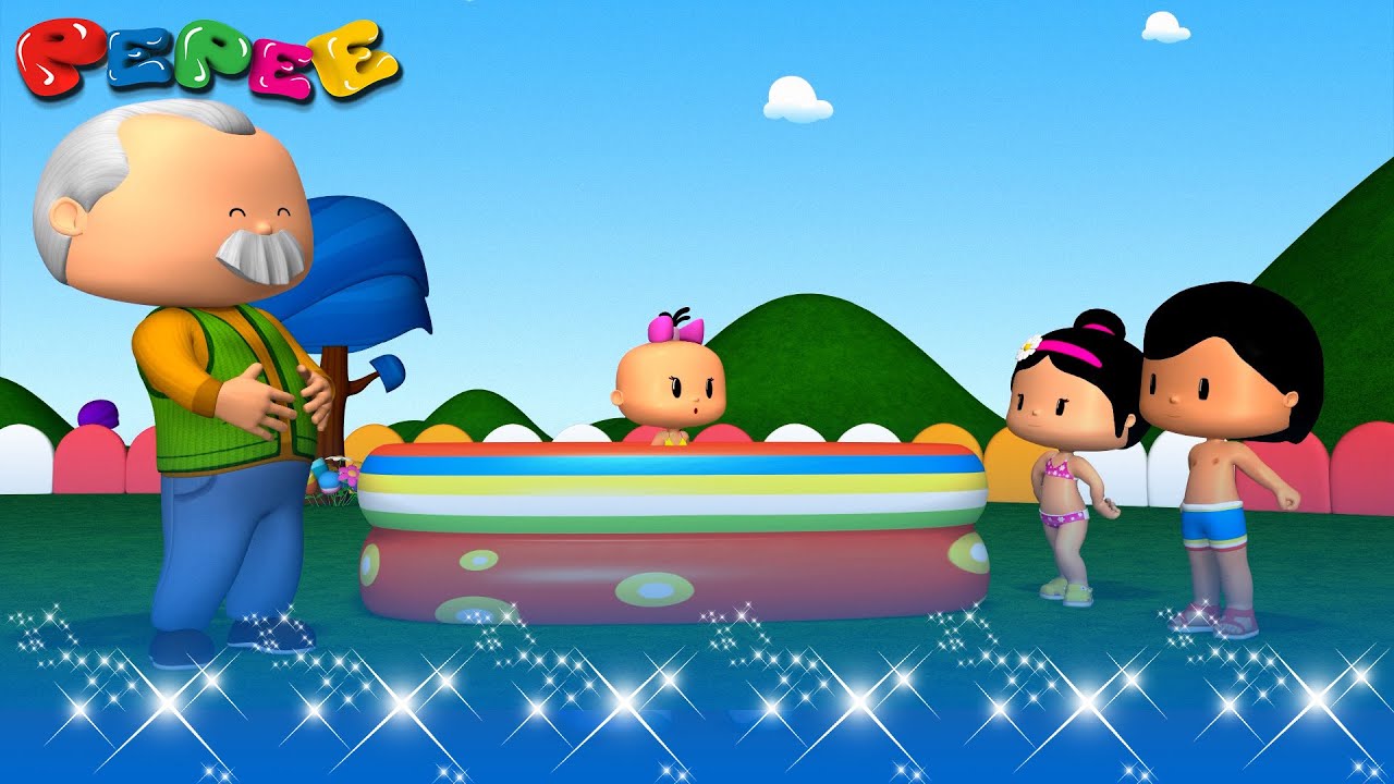 Minik Yüzücüler Havuzda! 🌞🐬#pepee #çizgifilm