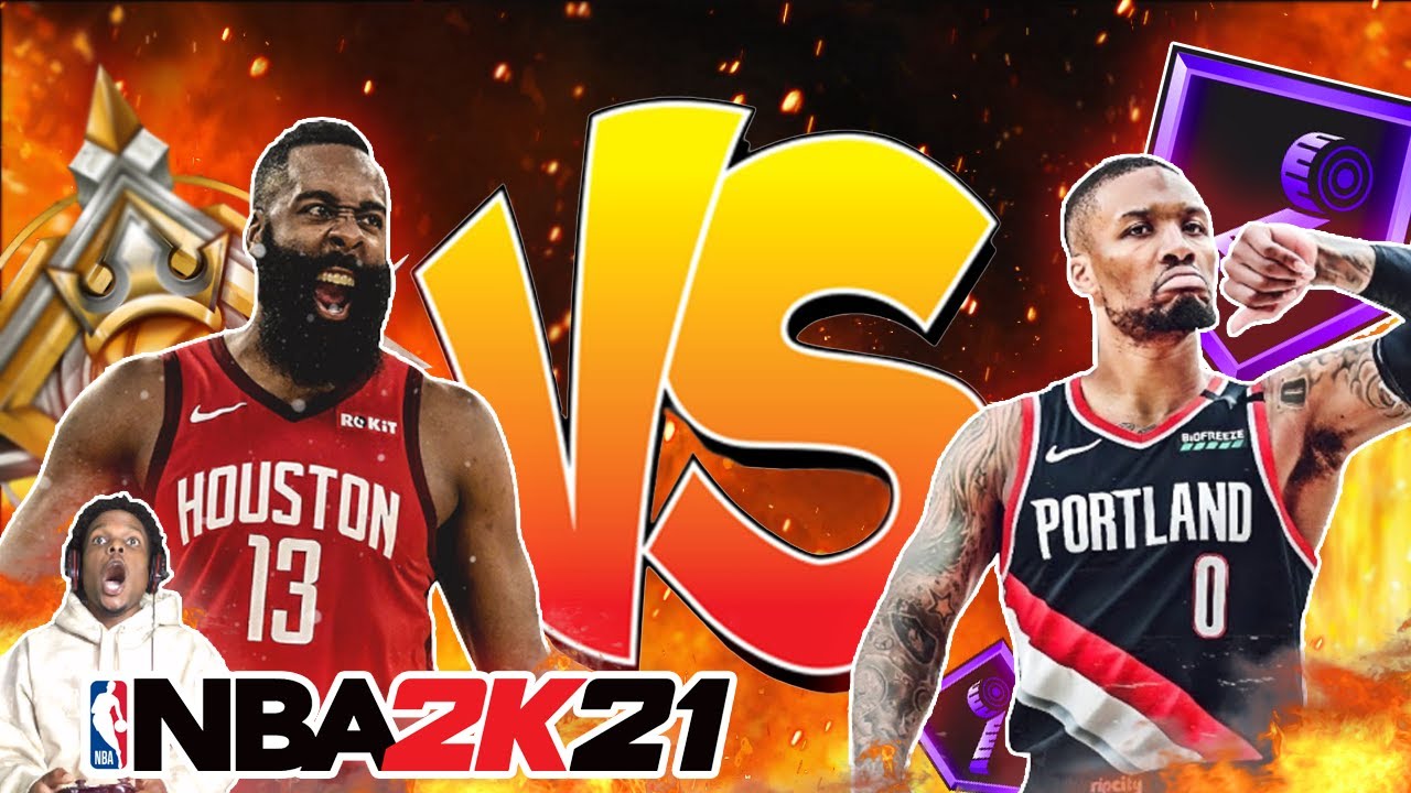 NBA 2K21 IS INSANE!! JAMES HARDEN vs DAMIAN LILLARD OVERTIME THRILLER