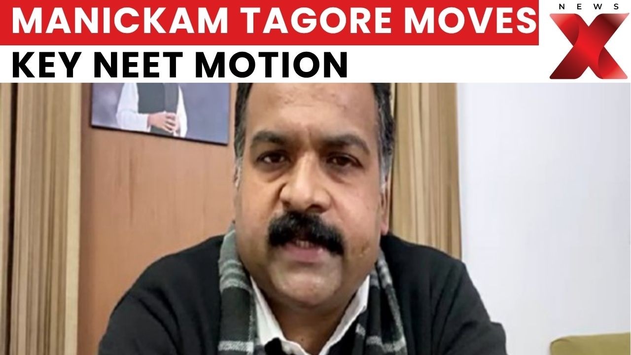 Congress MP Manickam Tagore Moves Adjournment Motion In Lok Sabha Over NEET Issue