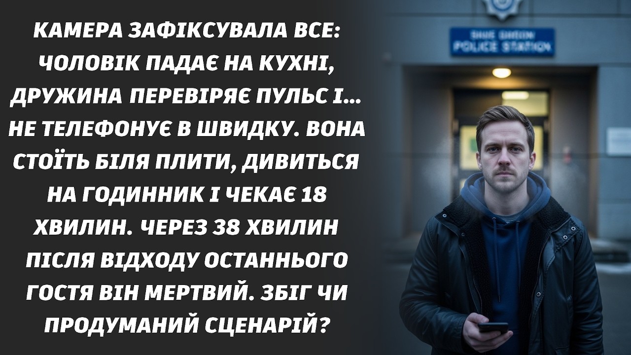 Вона чекала 18 хвилин, поки він помирав… А звинуватили останнього гостя.