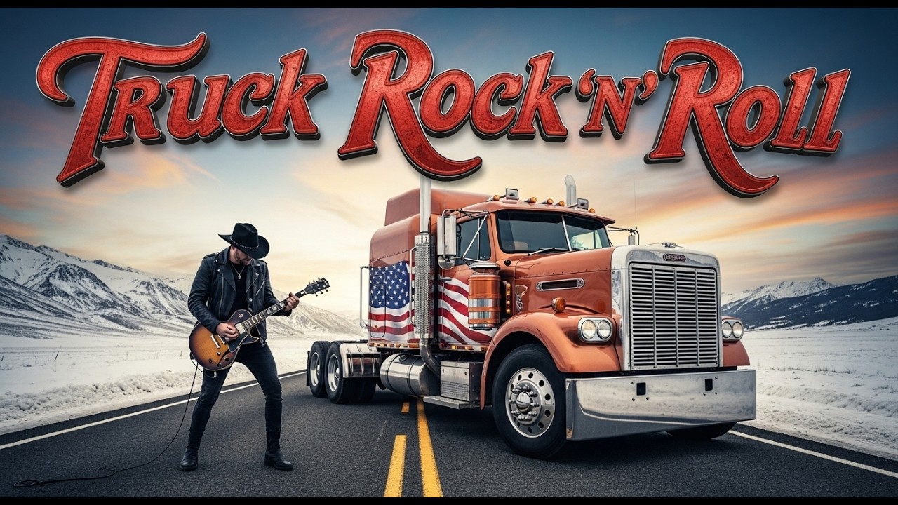 American Truck Rock N Roll 🎸 Loud Classic Rock for Road Warriors