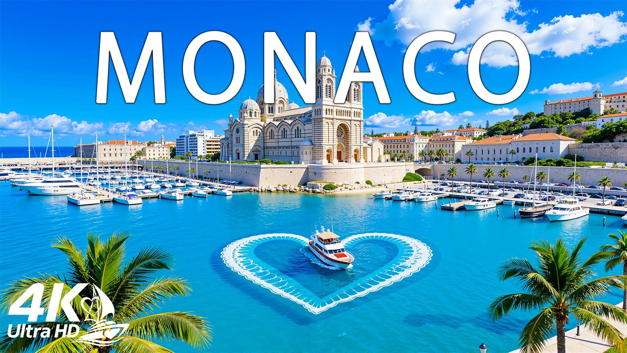 Monaco Deep House 4K 💎 Luxury Sunset & Supercar Vibes