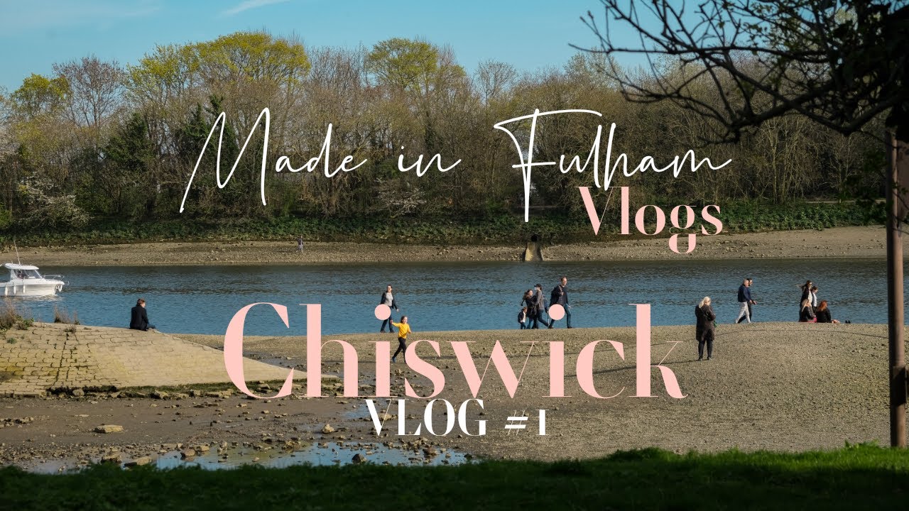 VLOG 1: Weekend on Chiswick Riverside! London houses and gardens along the Thames Path!