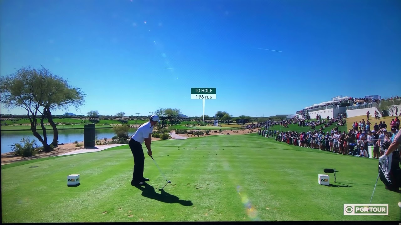 Webb Simpson Hole in One at the 2020 Waste Management Phoenix Open