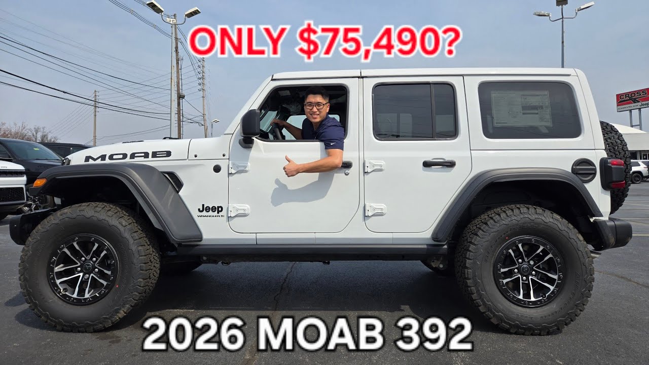 Этот Jeep Wrangler MOAB 392 2026 года стоит меньше 75 500 долларов?